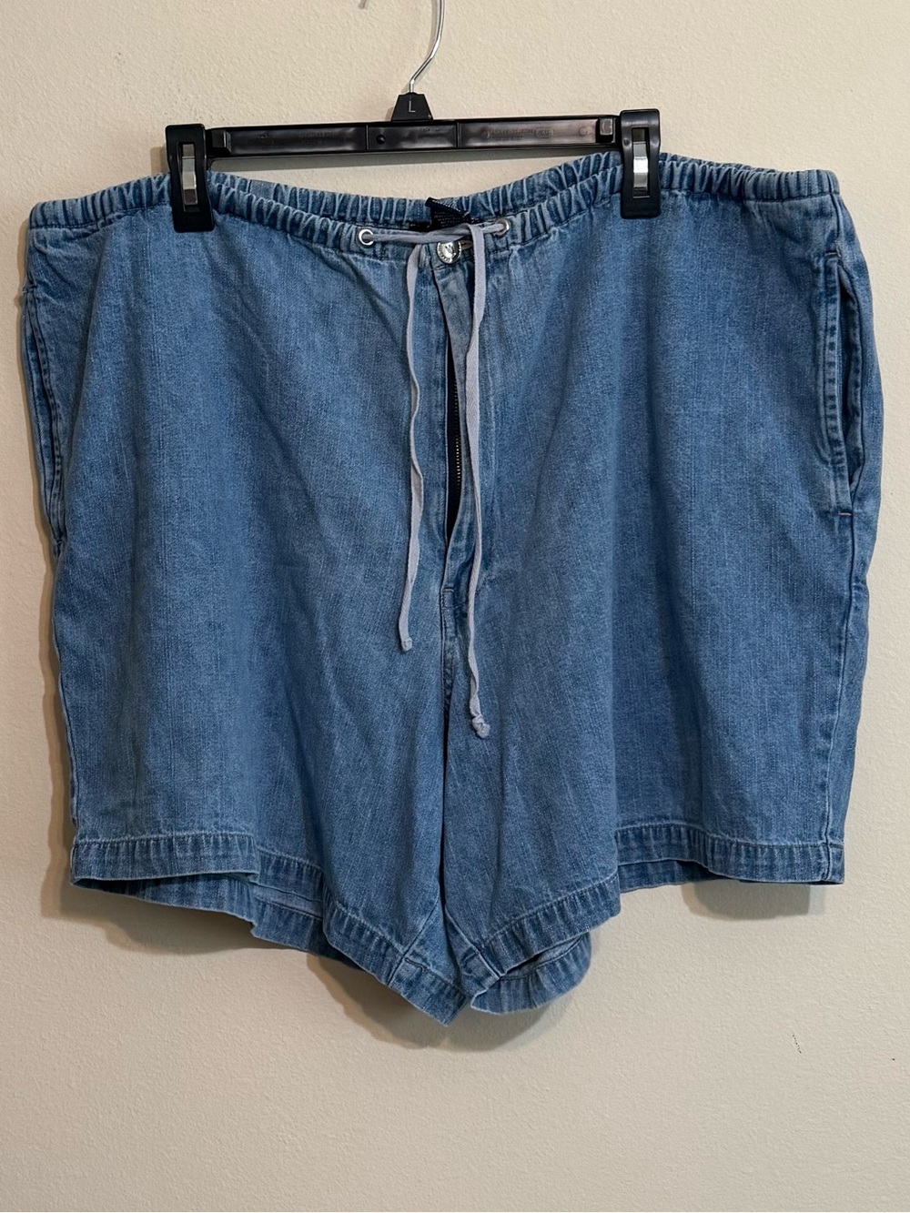 Venezia Jeans Women’s Denim Drawstring Shorts - Blue 22/24